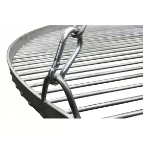    Tronožni vrtni roštilj na vatru, inox rešetka, 70 cm, poljski proizvod