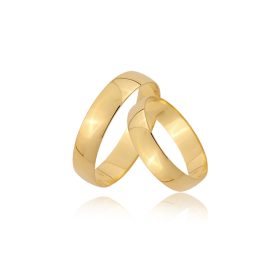 Zlatni vjenčani prstenje - Par PR 333 4mm bezšavno