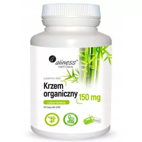   Organski Silicij iz Bambusovih Izdanaka 150 mg - 100 Vege Kapsula