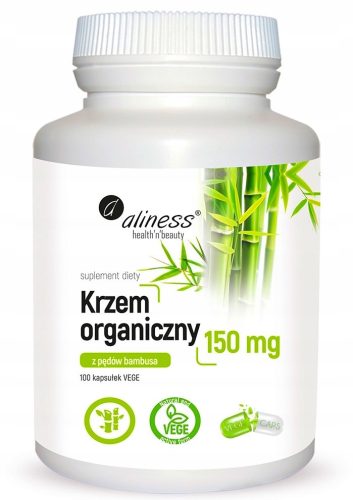 Organski Silicij iz Bambusovih Izdanaka 150 mg - 100 Vege Kapsula