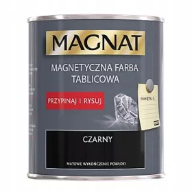   Magnat magnetna lateks boja za zidove i ploče 0,75 l, crna mat