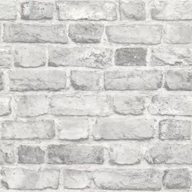   Vinilna tapeta od cigle na netkanom materijalu Grandeco A28903 siva 53 cm x 10 m
