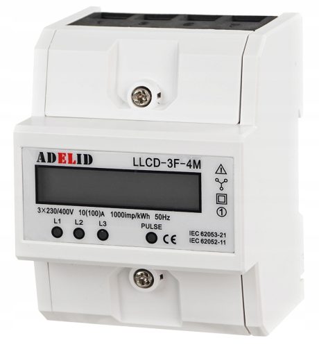  Brojilo Adelid 400 V IP20 10 A