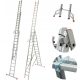 KRAUSE TRIBILO aluminijske ljestve 3x14 do 150 kg