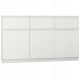 Mobene Moderna komoda 120 x 40 x 98 cm mat bijela