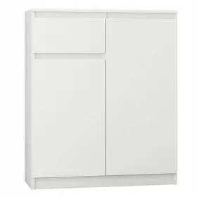  Mobene Moderna komoda 80 x 40 x 98 cm mat bijela