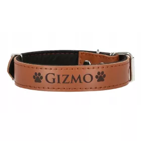  Kožna ogrlica za pse s gravurom Bruno Leatherworks, veličina XXL