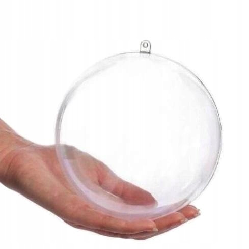  AKRILNE KUGLICE plastične 10 kuglica 10cm DECO