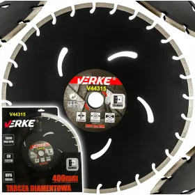 Verke Dijamantni Disk za Betonsku Kocku 400mm x 32mm