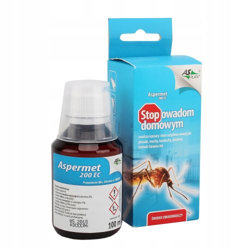 Sredstvo protiv insekata - Tekućina protiv žohara, krpelja, komaraca, moljaca, mrava, muha, stjenica, srebrnih ribica Asplant 0,1 kg 100 ml