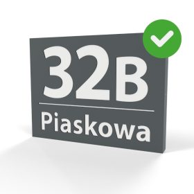 Cucudo kućni broj 40 x 30 cm