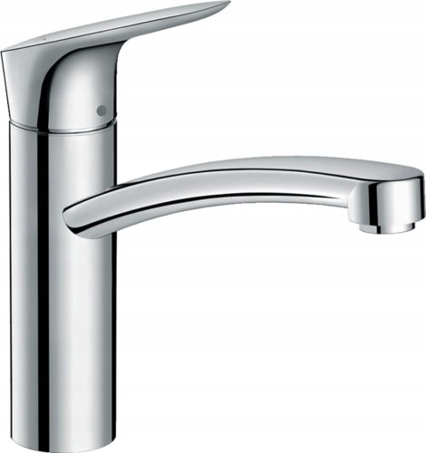 Podna kuhinjska slavina Hansgrohe Logis, srebrna