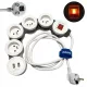  Produžni kabel za zaštitu od prenapona Hilark, 1,5 m, 4 utičnice, crni