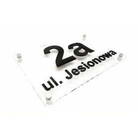 Digitteam kućni broj 30 x 20 cm