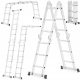 Više aluminijske ljestve 4x3m
