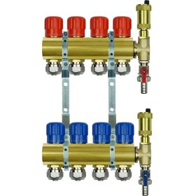 Kvalitetni razdjelnik za 4 kruga s PEX konektorima