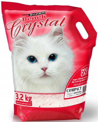 Super Benek Kristalni kompaktan pijesak 7,6L (3,2kg) Zvjezdana prašina za mačke