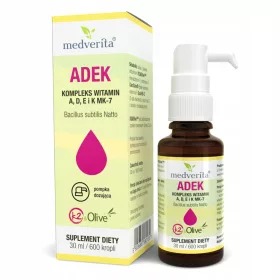   Kompleks Vitamina A, D, E, K MK-7 s Beta-karotenom u Maslinovom Ulju - 30 ml