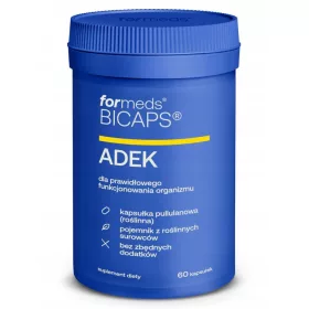   BICAPS® ADEK - Prirodni Dodatak Prehrani s Vitaminima A, D, E, K, 60 Kapsula