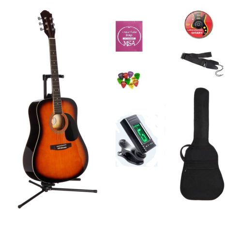 MSA 345 akustična gitara s dodatnom opremom