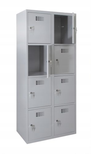  Ormar za sigurnost i zdravlje na radu Malow više vrata 180 cm x 60 cm