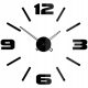 Newthetime zidni sat crni 70cm