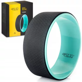  4fizjo Dharma yoga wheel, akvamarin i crna