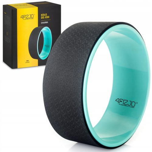  4fizjo Dharma yoga wheel, akvamarin i crna