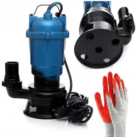   Potopna pumpa za septičku jamu s mlincem, lijevano željezo, za vodu, otpadne vode i čišćenje fekalija, 1 HP