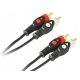 Libox LB-0019 kabel 2x RCA (činč) - 2x RCA (činč) 1,5m