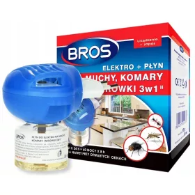   Sredstvo protiv insekata - Tekućina protiv komaraca, mrava, muha Bros 0,25 kg 30 ml