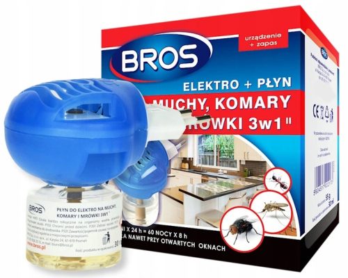 Sredstvo protiv insekata - Tekućina protiv komaraca, mrava, muha Bros 0,25 kg 30 ml