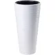  Form-Plastična posuda za cvijeće 40 cm x 40 x 79 cm promjer 40 cm plastična bijela
