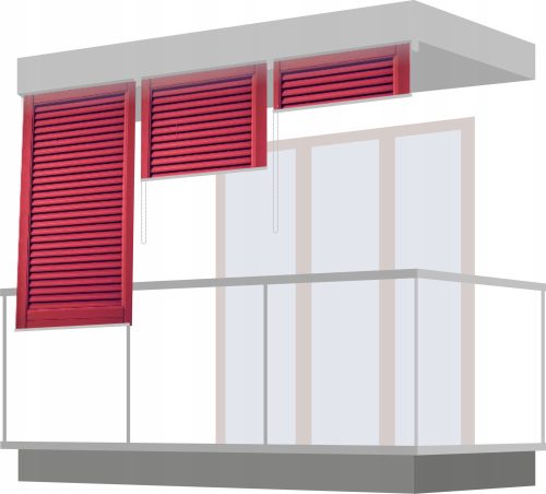  ŽALUZINE kao grilje, tisak 80 uzoraka BALKON 76x150