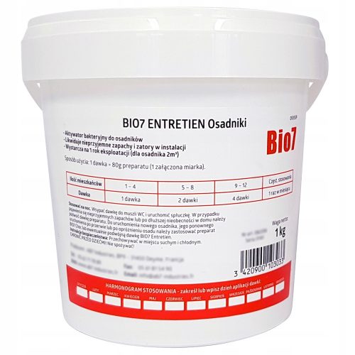 Ecogene Septički Prašak za Jame 1kg Bakterijski Aktivator

Ecogene Septički Prašak za Jame je biološki aktivator koji osigurava optimalno funkcioniranje septičkih jama u ekonomičnom pakiranju od 1 kg.