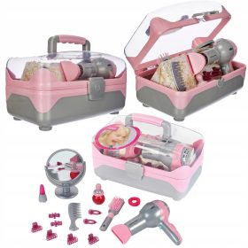 Set frizerskih kofera Braun sa sušilom u futroli i priborom