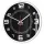 ModernClock zidni sat bijela, crna, nijanse crvene, 30 cm