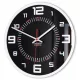 ModernClock zidni sat bijela, crna, nijanse crvene, 30 cm