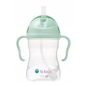 B.Box Niekapajući čaša s slamkom, 240 ml, zelena