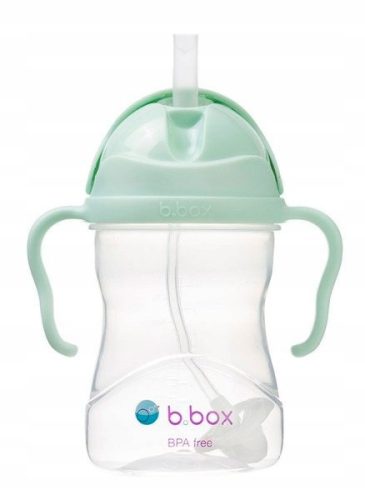 B.Box Niekapajući čaša s slamkom, 240 ml, zelena