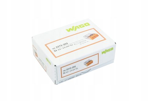 Spojnice za brzo spajanje Wago Compact 3x0,5-2,5mm² 2273-203, 100 kom.