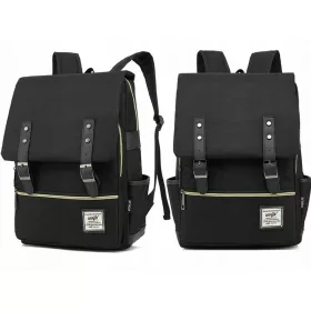   Robustan Oxford ruksak za laptop 15,6" - Crni, vodootporan materijal