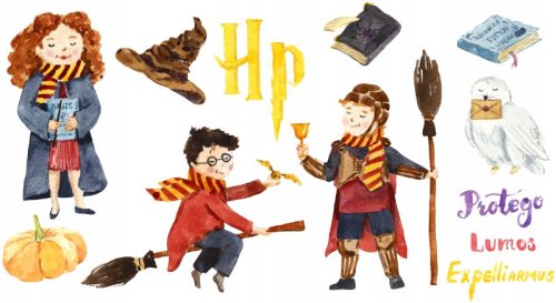Harry Potter - Dječje zidne naljepnice za dekoraciju sobe