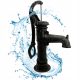 Luksuzna Ručna Vrtna Pumpa ABISYNKA, Crno Lijevano Željezo, Snaga 0 W, Kapacitet 1680 l/h