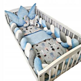 Zaštitnik kreveta od pletenog warkoca 360 cm x 18 cm