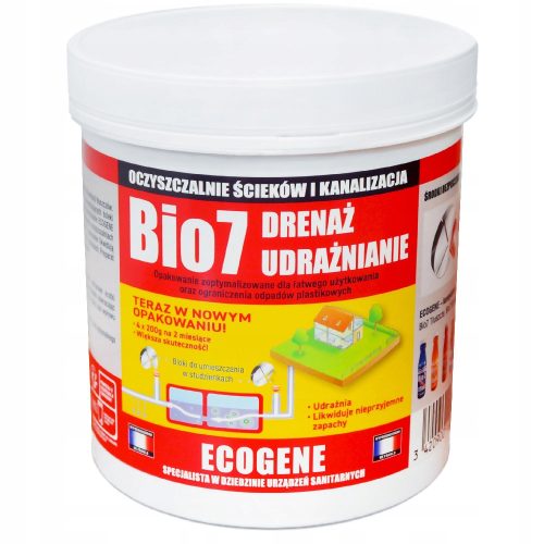 Bio7 Drenaž Udražnianje ECOGENE tablete za septičke jame