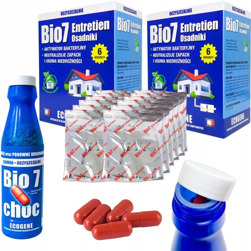 Bio7 Bakterijski početni set Bio7 ČOKOLADA 2x Bio7 Talioni spremnici