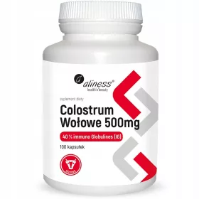   Colostrum Bovinum 40% IG Aliness – Dodatak prehrani, 100 kapsula