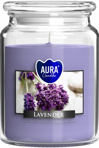 Lavanda Aura mirisna parafinska svijeća 1 kom.