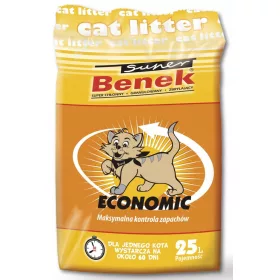 SUPER BENEK Ekonomični mirisni pijesak za mačke 25L